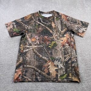 Cabelas Shirt Mens Medium Brown‎ True Timber Camo Kanati Hunting Performance